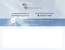 Tablet Screenshot of glassenhancements.com